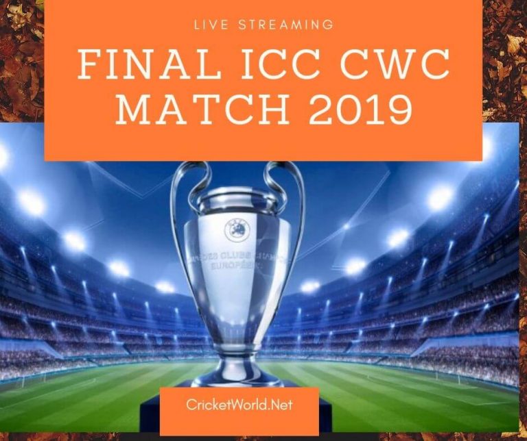 Final Match ICC CWC 2019