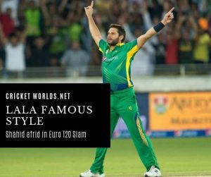 vBoom Boom as Icon player in euro t20 slam