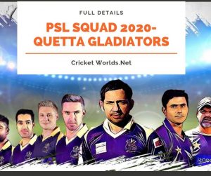 Quetta Gladiators Squad