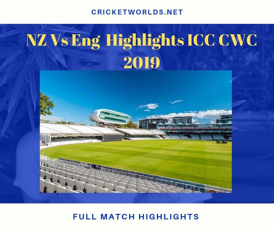 NZ Vs England Match ICC World 2023