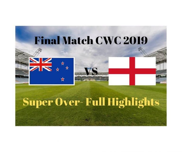 Unbelievable England Vs New Zealand Final Highlights 2019