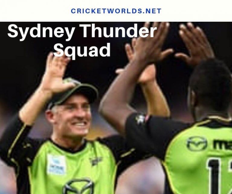 Sydney Thunder Squad 2019-20 Full Details