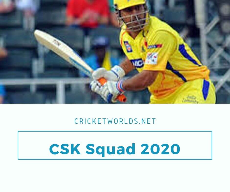 CSK Squad 2020