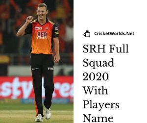 SRH Squad 2020