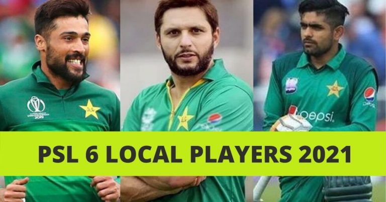 PSL Local Players List For PSL 2022