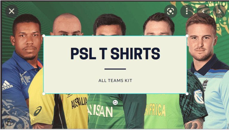 PSL 7 Teams T Shirts [ PSL 2022 Teams Kit ]
