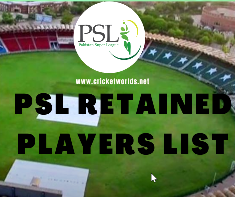 PSL Retained players list