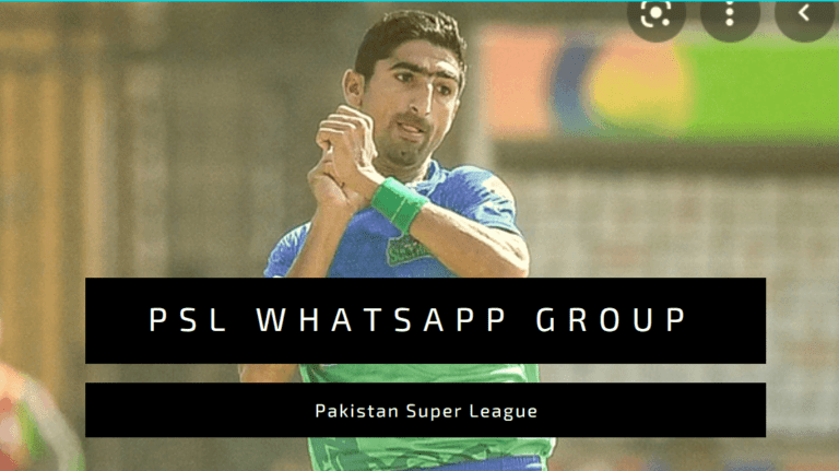 PSL Whatsapp Group Link [JOIN PSL 2024]
