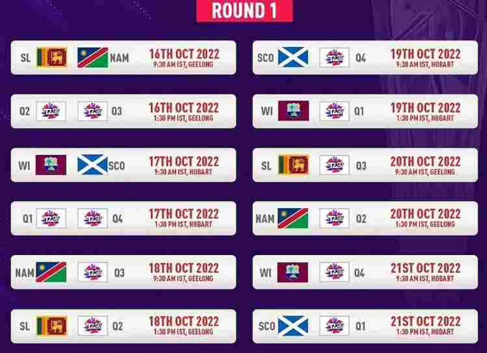 ICC World Cup Schedule 2023 PDF Download Men's one Day World Cup