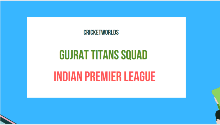 Gujarat titans Squad 2024
