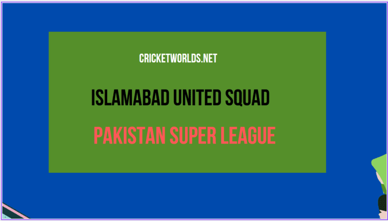 Islamabad United Squad 2024 – PSL 9 [CONFIRMED]