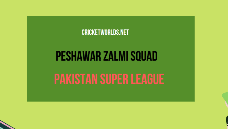 Peshawar Zalmi Squad 2024 – PSL 9 Players [CONFIRMED]