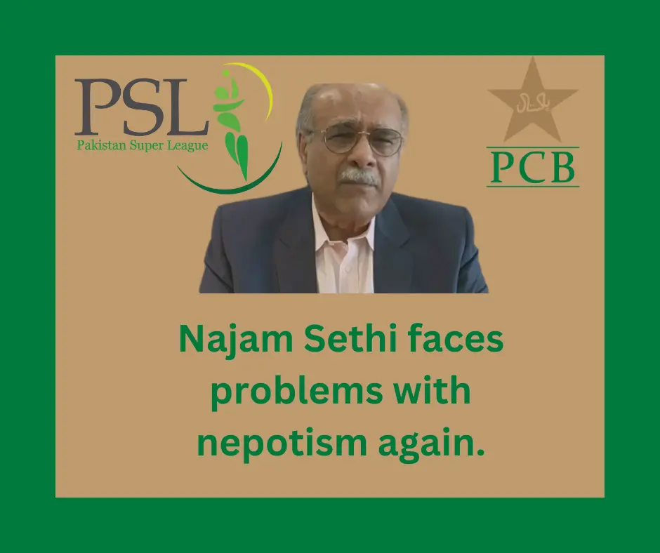 Najam Sethi faces problems with nepotism again