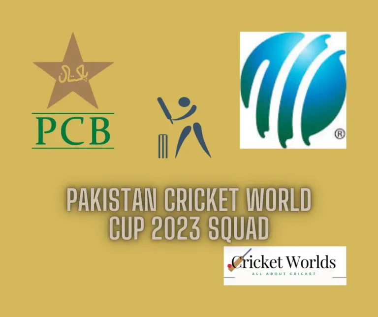Pakistan Squad for ICC World Cup 2023 [Announced]