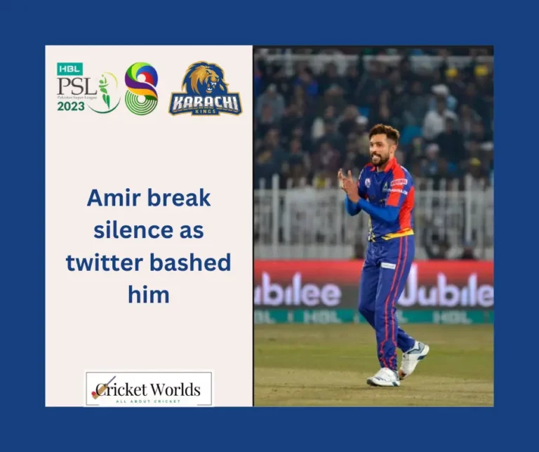 Amir break silence as twitter bashed him
