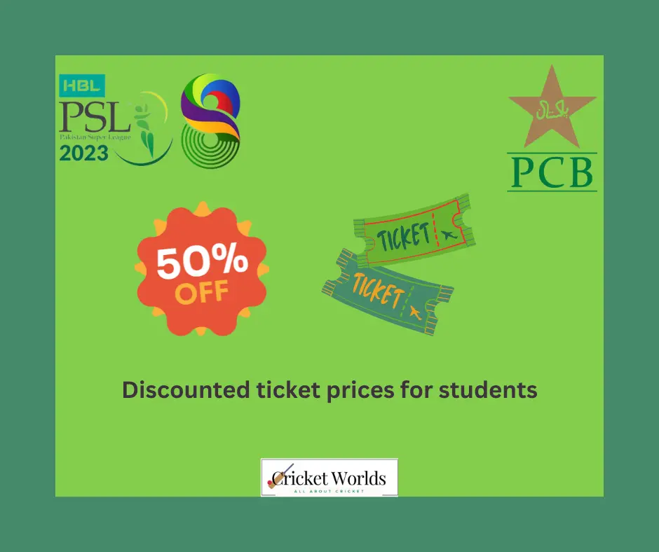Discounted ticket prices for students