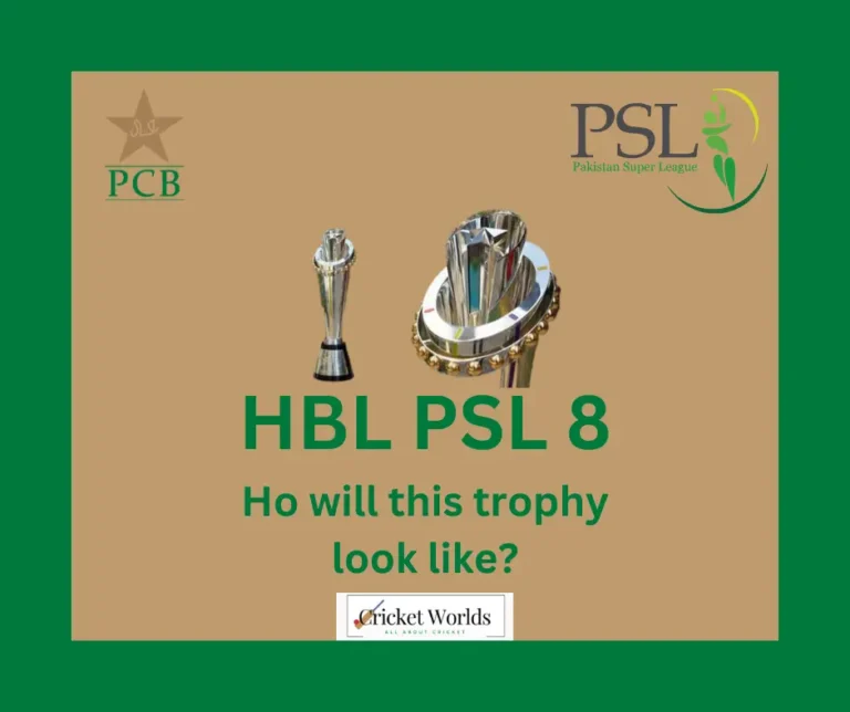 HBL PSL Trophy 2024 [Unveiled]