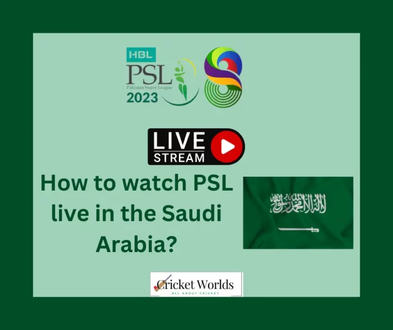 How to watch HBL PSL 8 in Saudi Arabia (KSA)?