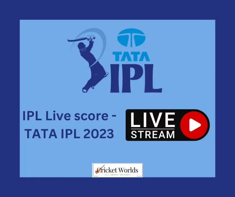 IPL Live Score 2023 – TATA IPL 16 Score card