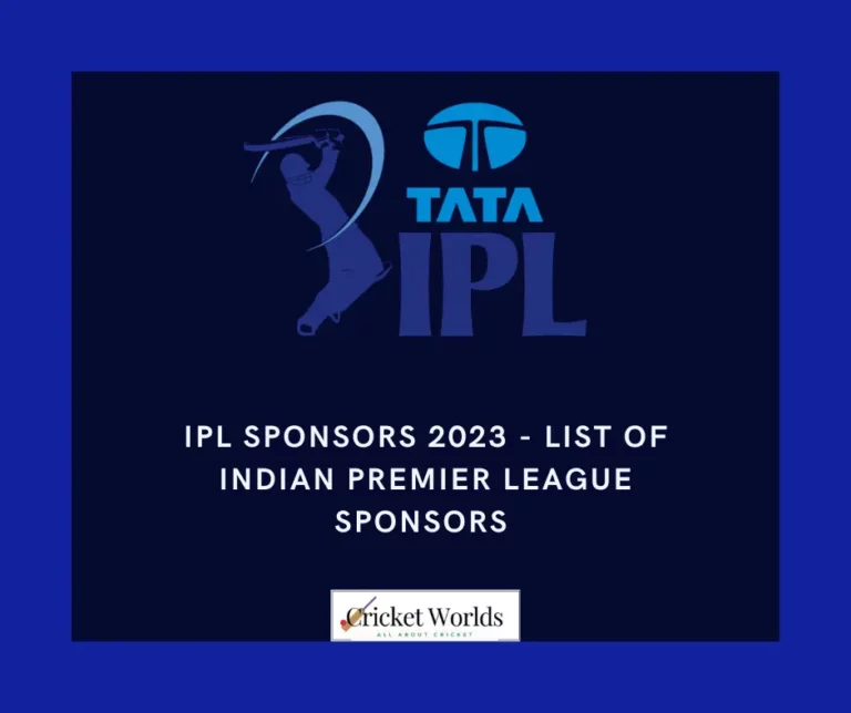 IPL Sponsors 2023 – List of Indian Premier League Sponsors
