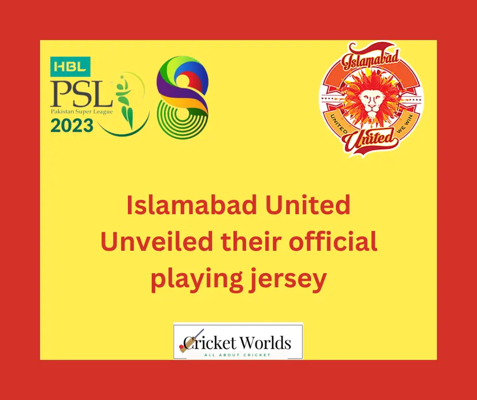 Islamabad United Unveiled their official playing jersey