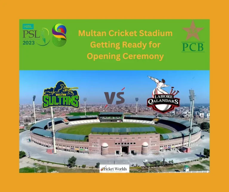 Multan Cricket Stadium Gears Up HBL PSL 9!