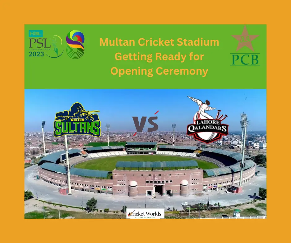 Multan Cricket Stadium Getting Ready for Opening Ceremony