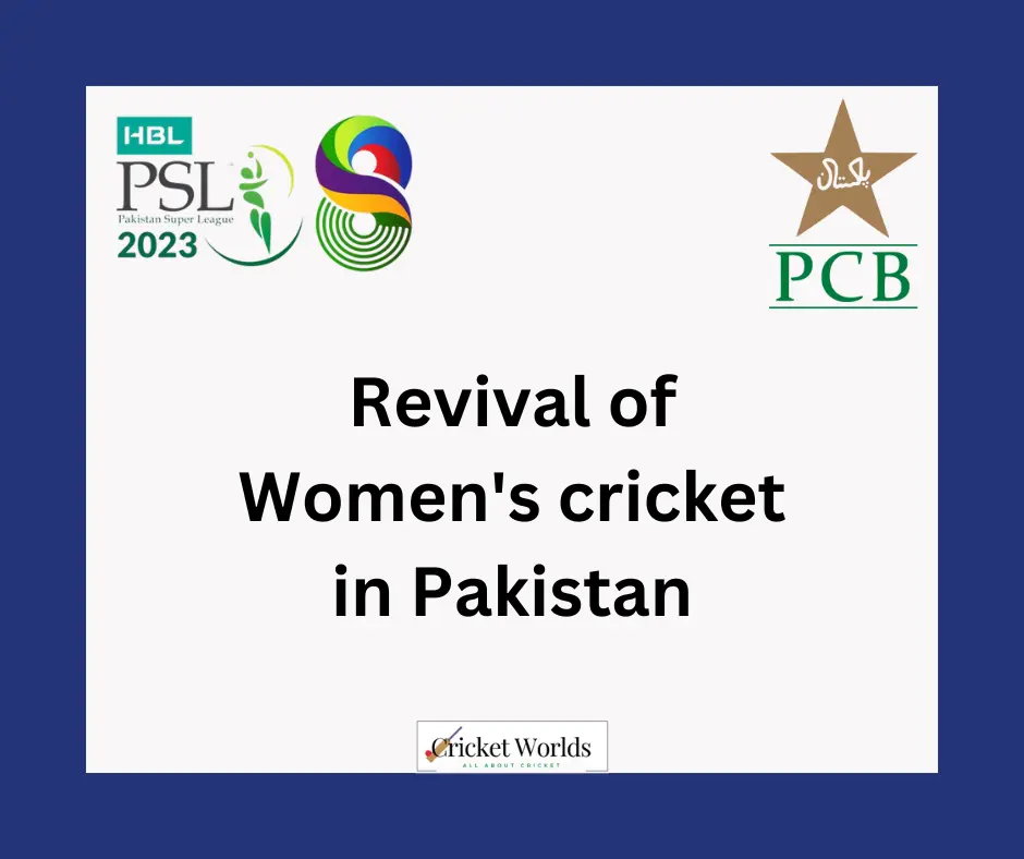 Revival of Women's cricket in Pakistan