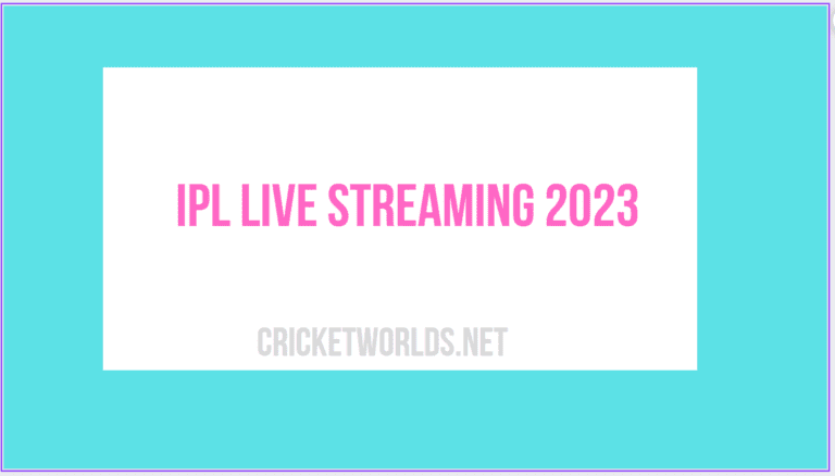 IPL Live Steaming 2023