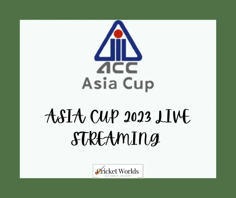 Asia Cup 2023 Live Streaming [Watch Free]