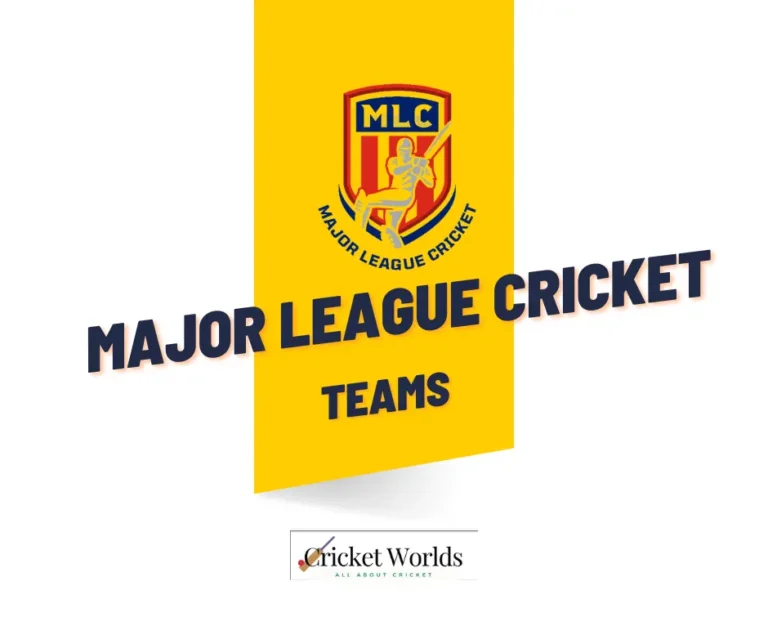 Major league Cricket Teams