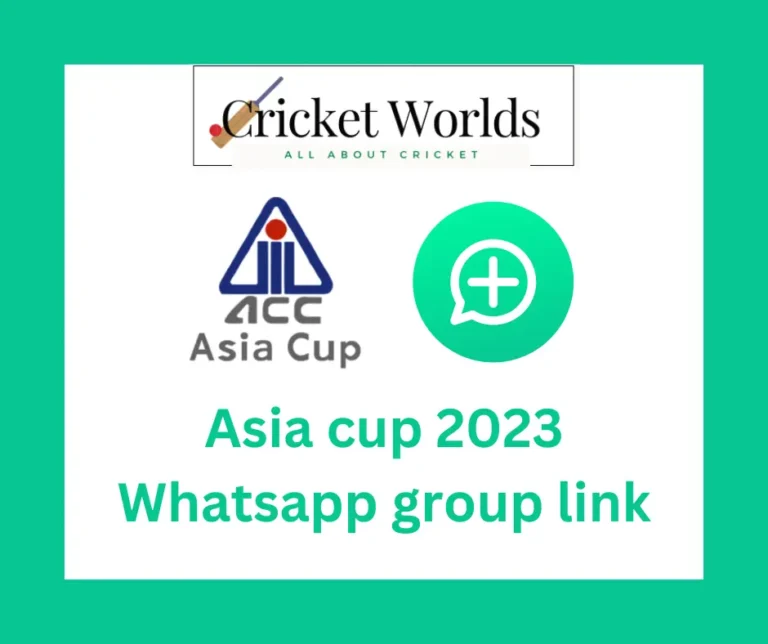 Asia cup 2023 WhatsApp group link