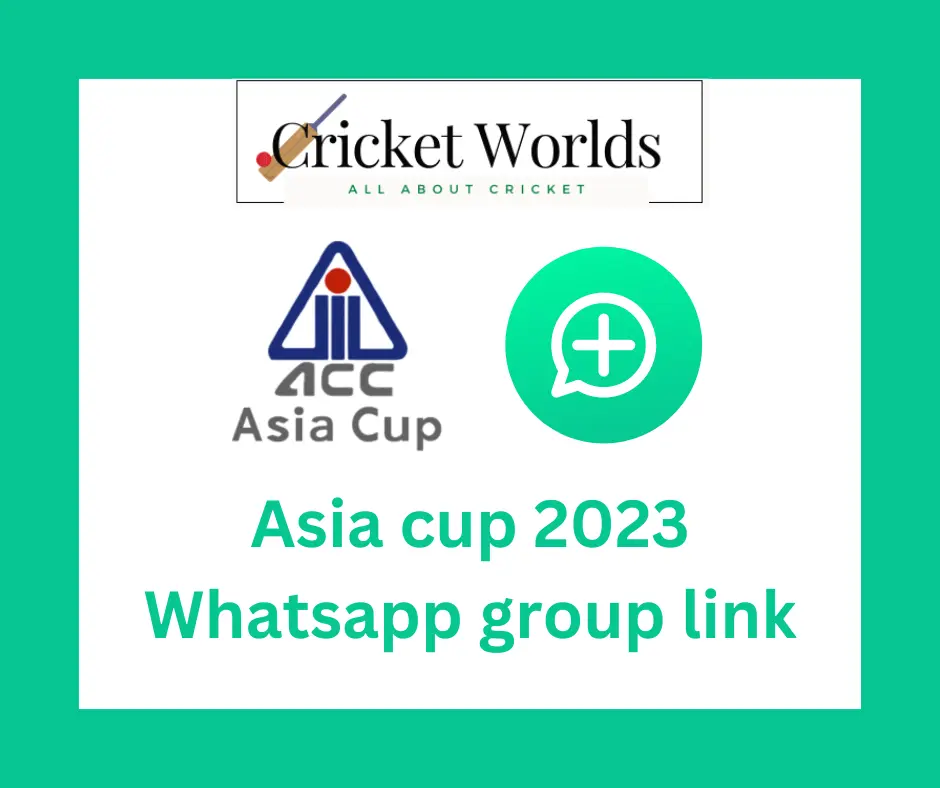 Asia cup 2023 whatsapp group link
