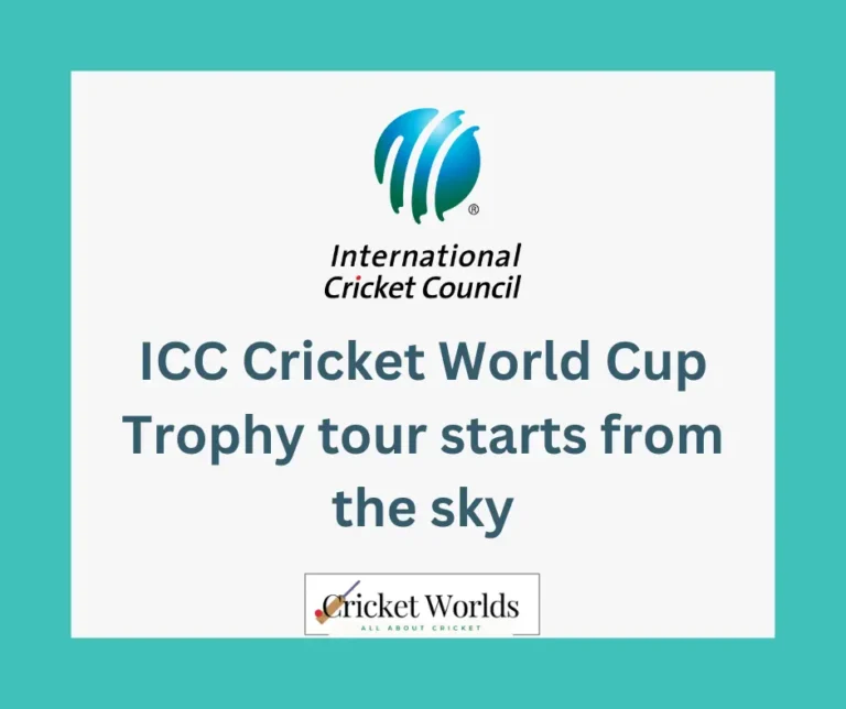 ICC Cricket World Cup 2023 Trophy