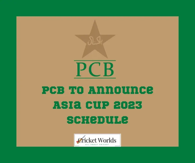 PCB to Announce Asia Cup 2023 Schedule