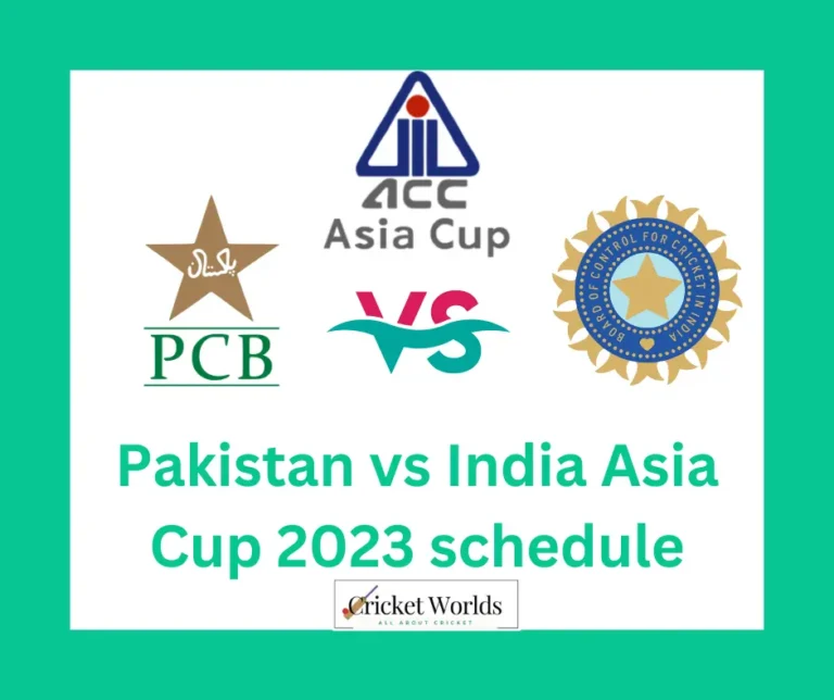 Pakistan vs India Asia Cup 2023 schedule