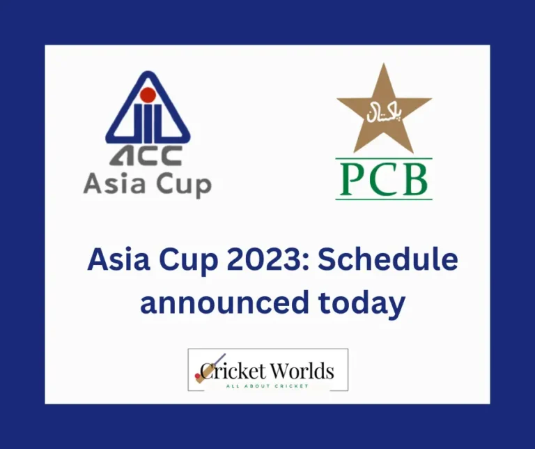 Asia Cup 2023: Schedule announced today