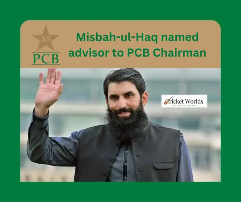 Misbah-ul-Haq named advisor to PCB chariman
