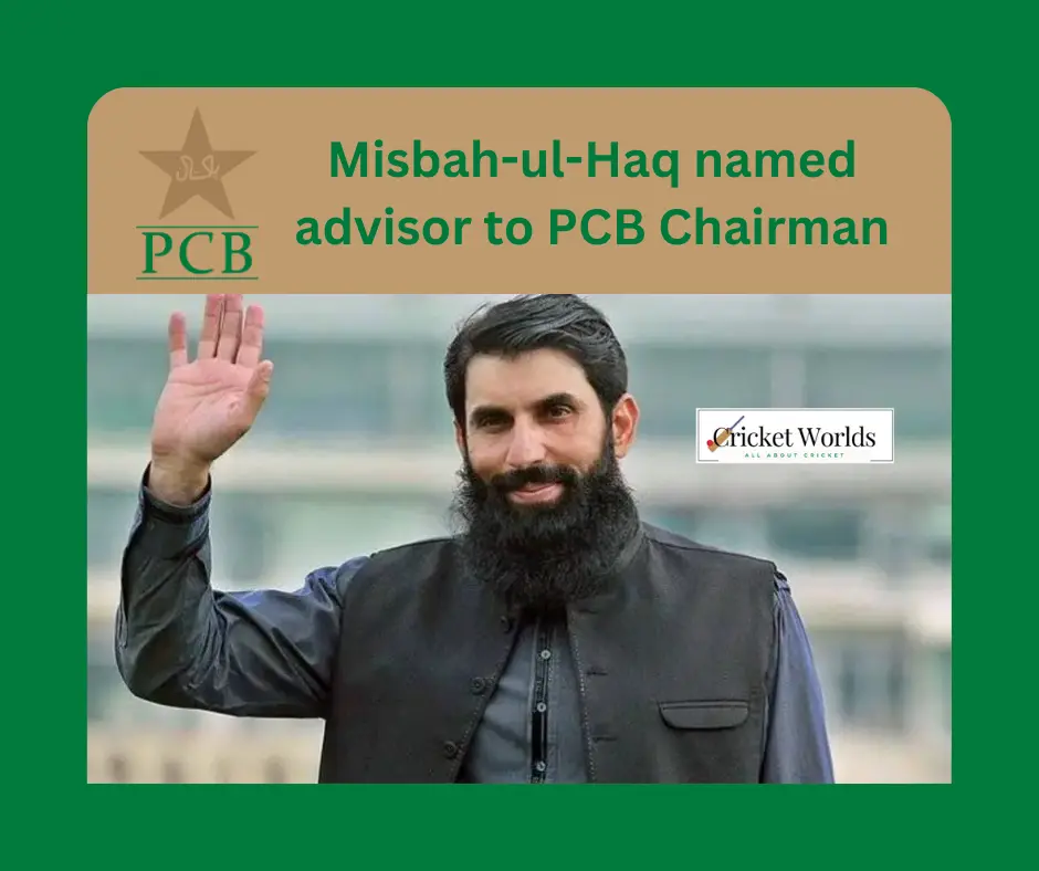 Misbah-ul-Haq named advisor to PCB chairman