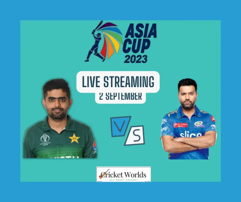 Asia Cup 2023 India vs Pakistan Live Streaming