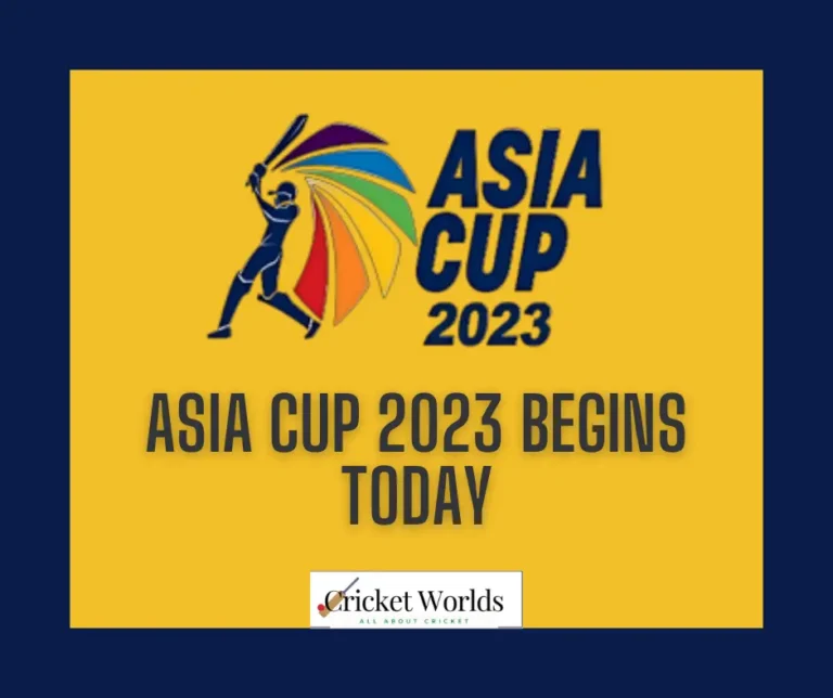 Asia Cup 2023 begins today