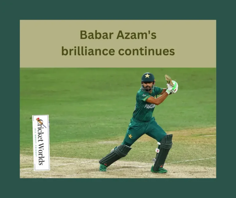 Babar Azam’s brilliance continues