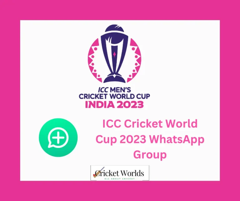 ICC Cricket World Cup 2023 WhatsApp Group