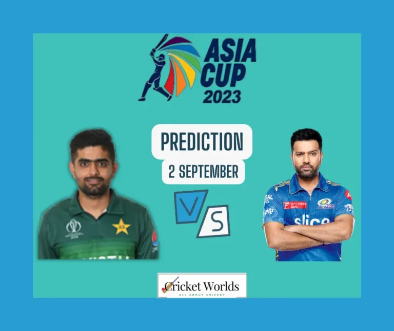 India vs Pakistan Asia Cup 2023 Prediction 2 September 2023