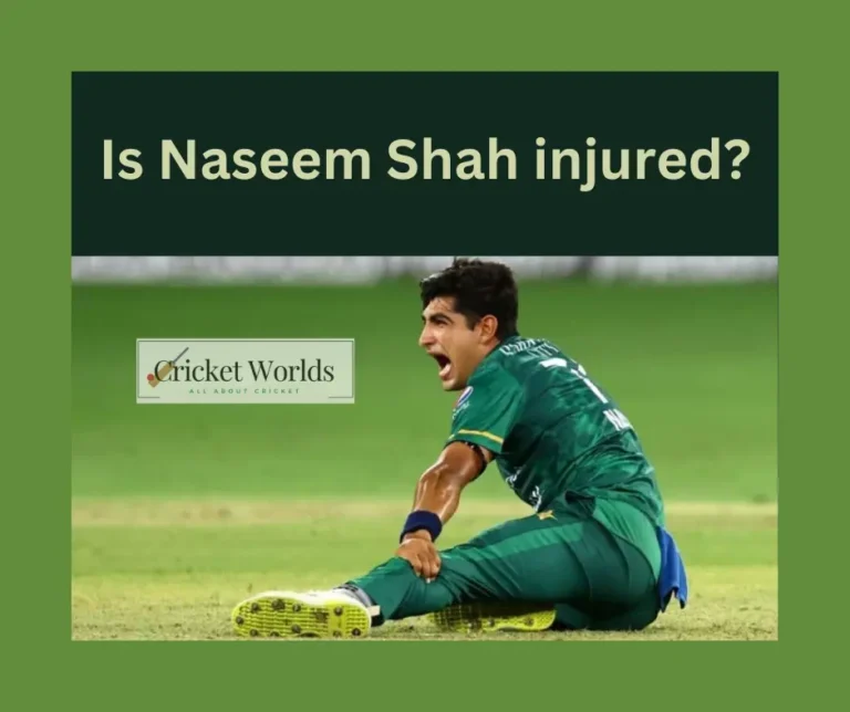 Is Naseem Shah injured?