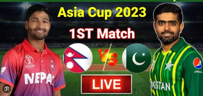 Pak vs. Nepal Live Streaming Asia Cup 2023 1st Match – Watch Here