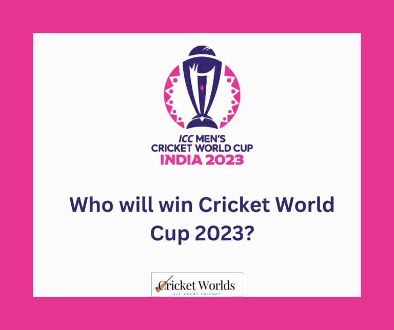 ICC Cricket World Cup 2023 Predictions