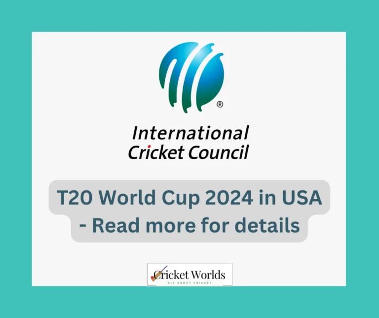 T20 World Cup 2024 in USA – Read more for details