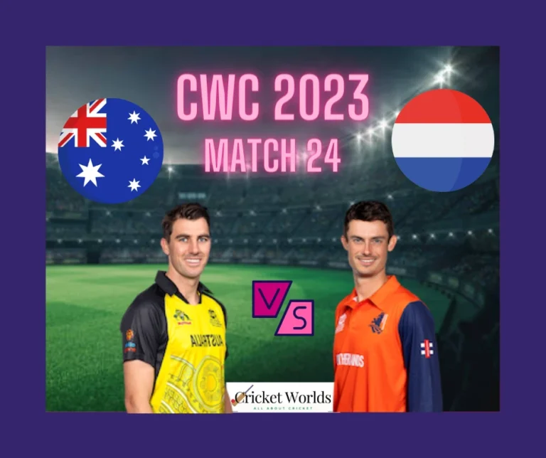 Australia vs Netherlands Cricket World Cup 2023
