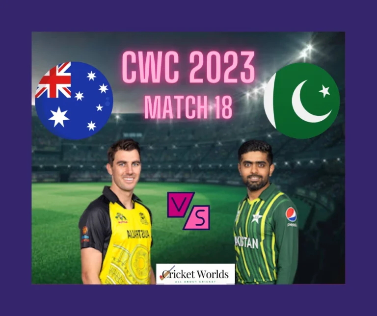 Australia vs Pakistan CWC 2023